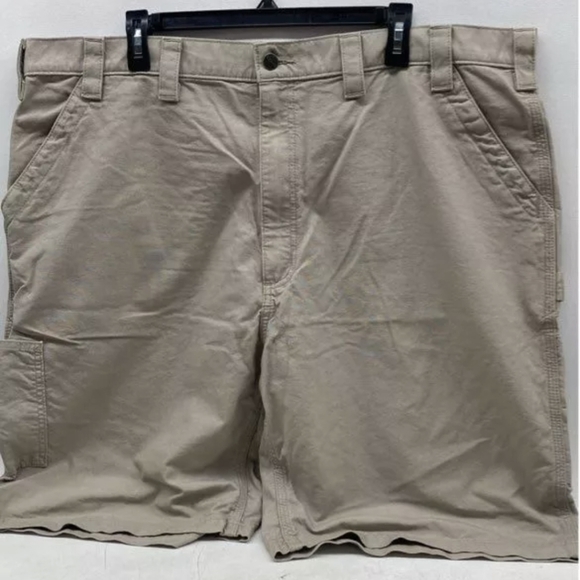 Carhartt Relaxed Fit Tan Canvas Work Shorts Size 44 NWOT MSRP $44.99  - Picture 2 of 4